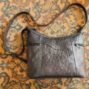 Lulu handbag ostrich leather