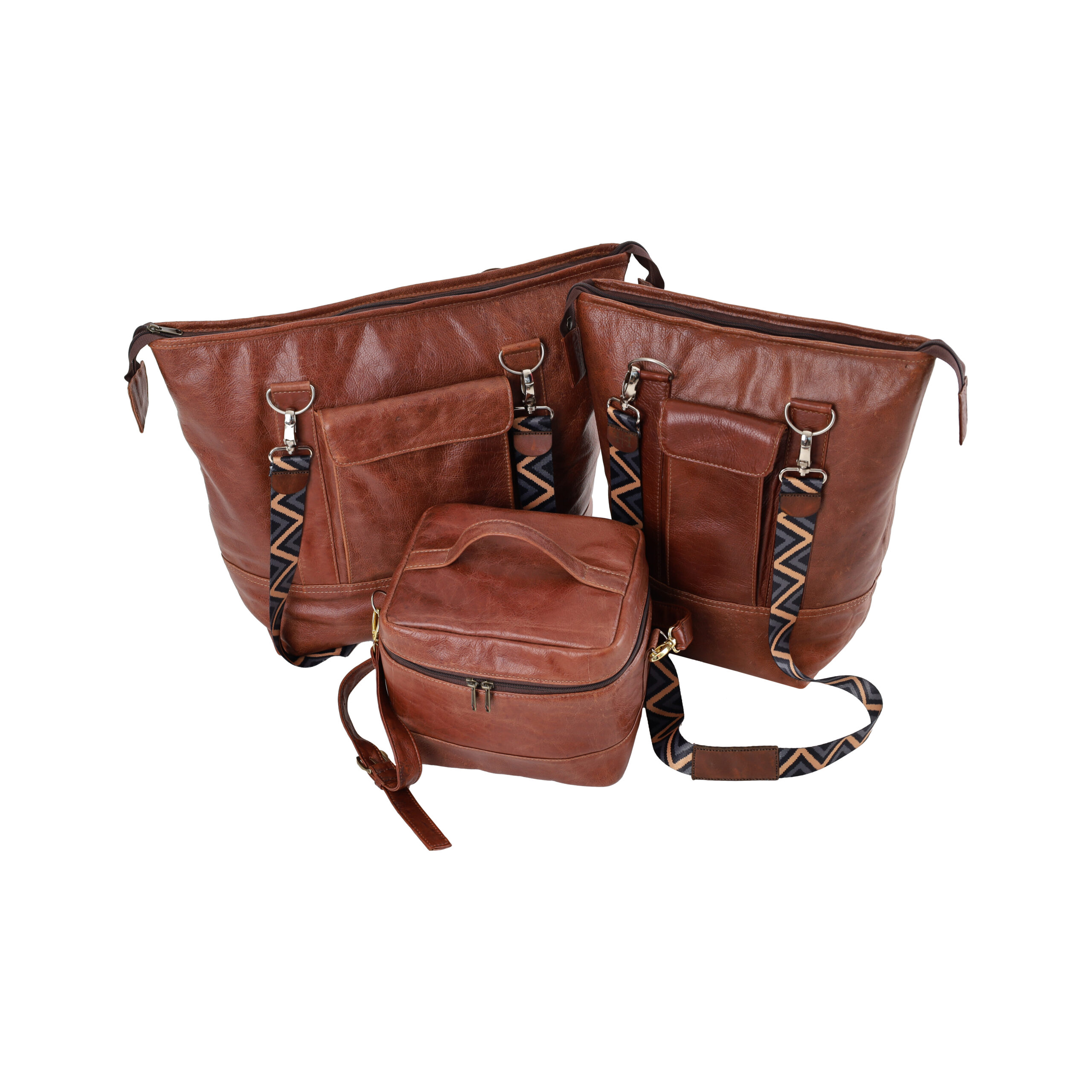 Large, medium and small cooler bags
